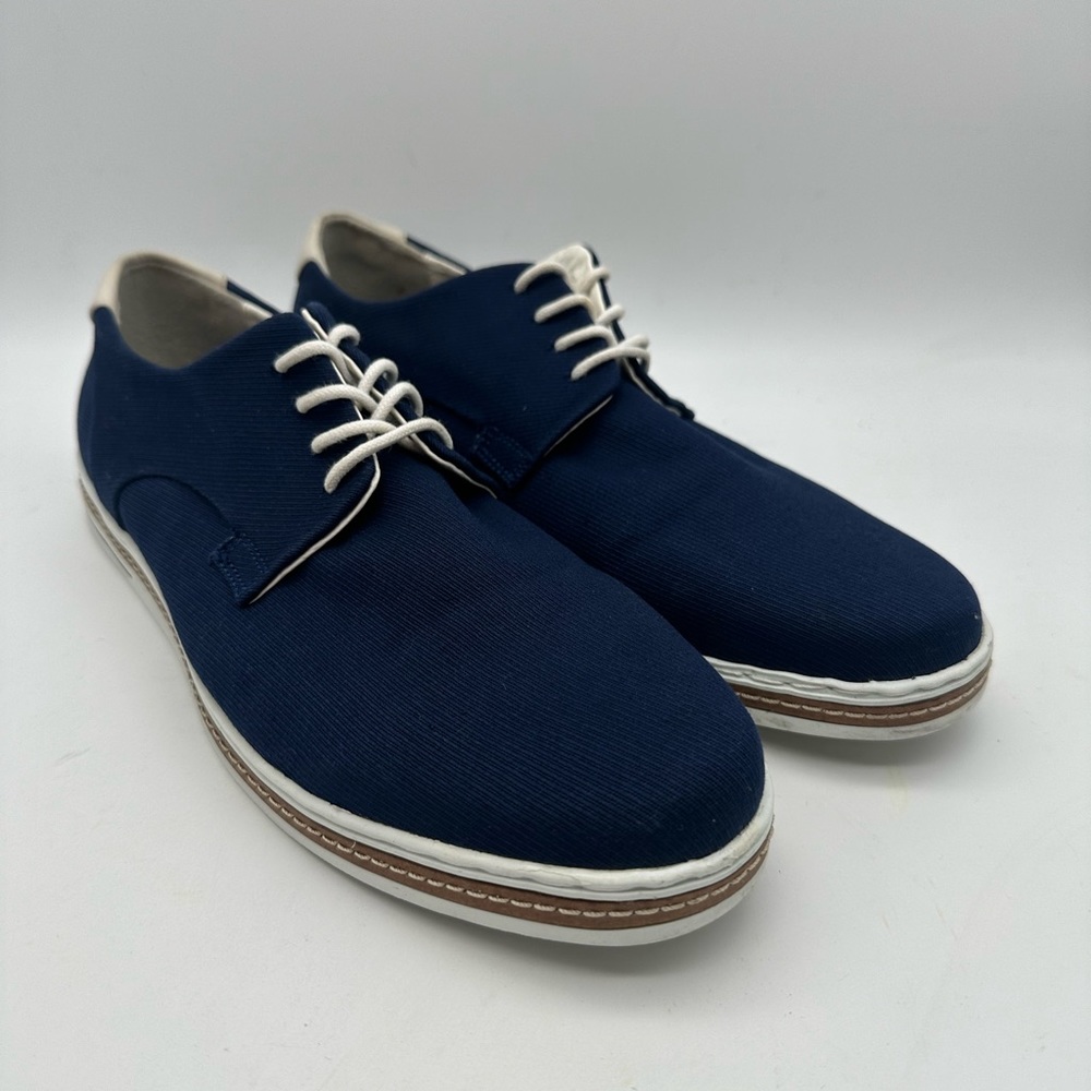 EUC Men's Call It Spring Fabric Upper Casual Shoes Blue/White Size 11
